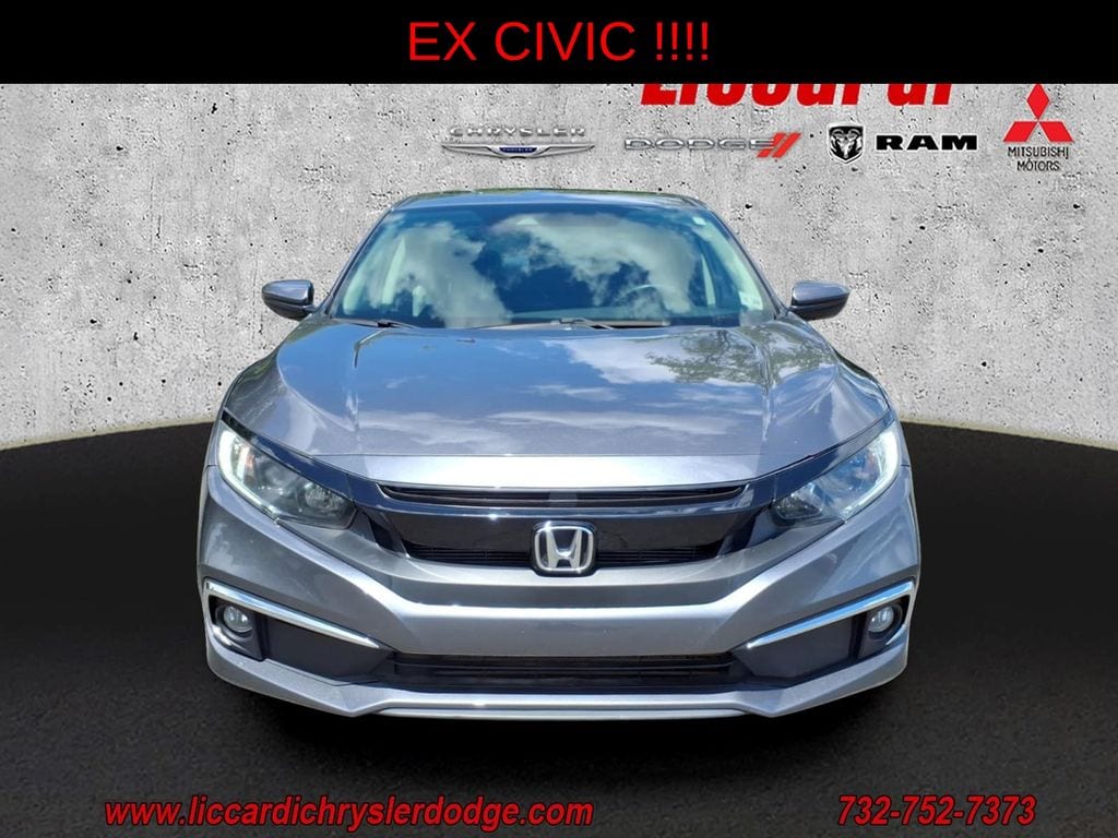 Used 2019 Honda Civic EX with VIN 19XFC1F3XKE203089 for sale in Green Brook Township, NJ