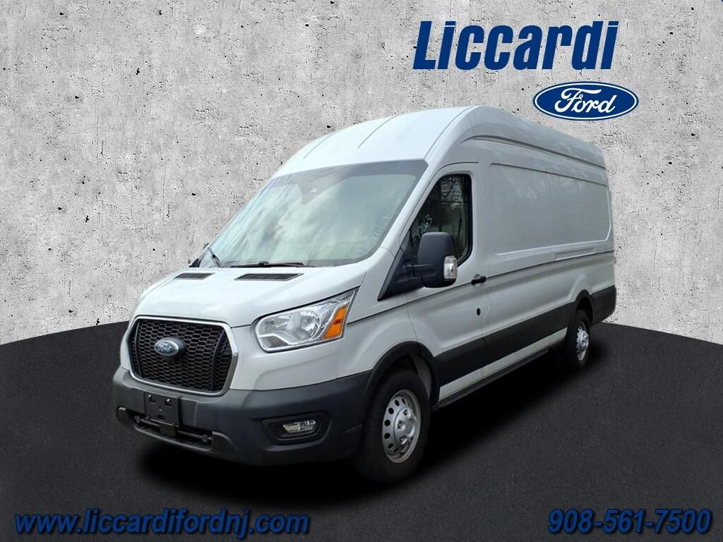 Certified 2021 Ford Transit-350 148 WB High Roof Extended Cargo Cargo Van