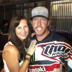Destry Abbott and his wife Charlotte - working together to beat cancer and return to racing.