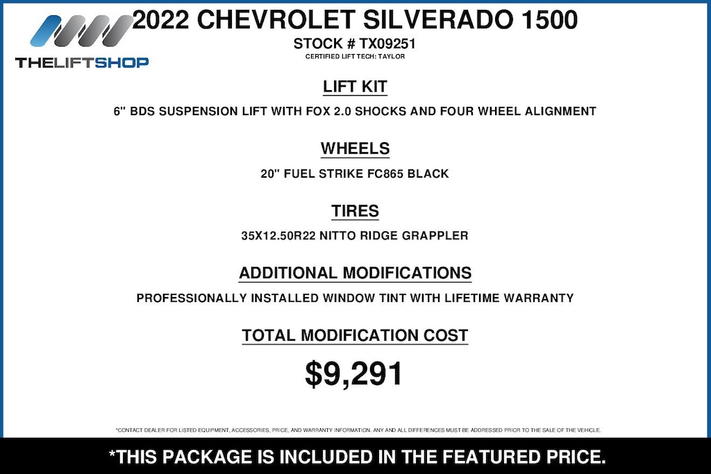 Used 2022 Chevrolet Silverado 1500 LTZ Truck