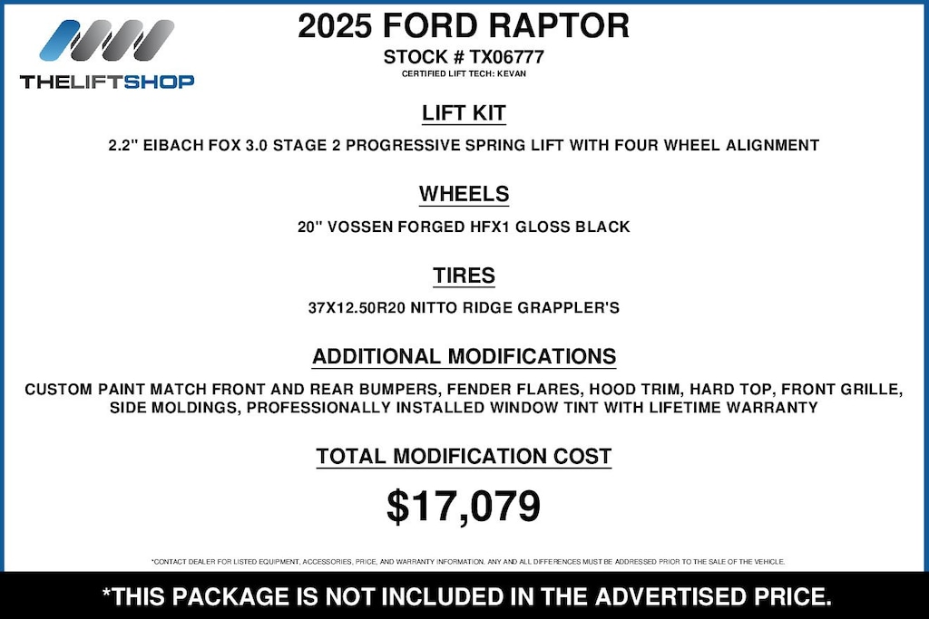 Used 2025 Ford F-150 Raptor Truck