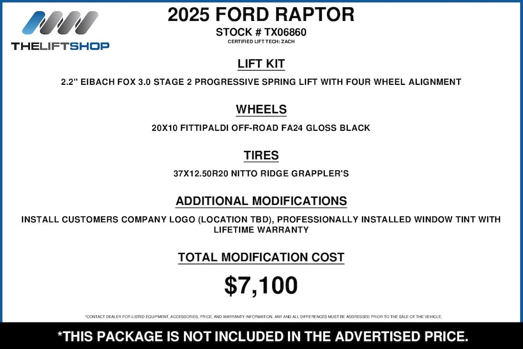 Used 2025 Ford F-150 Raptor Truck