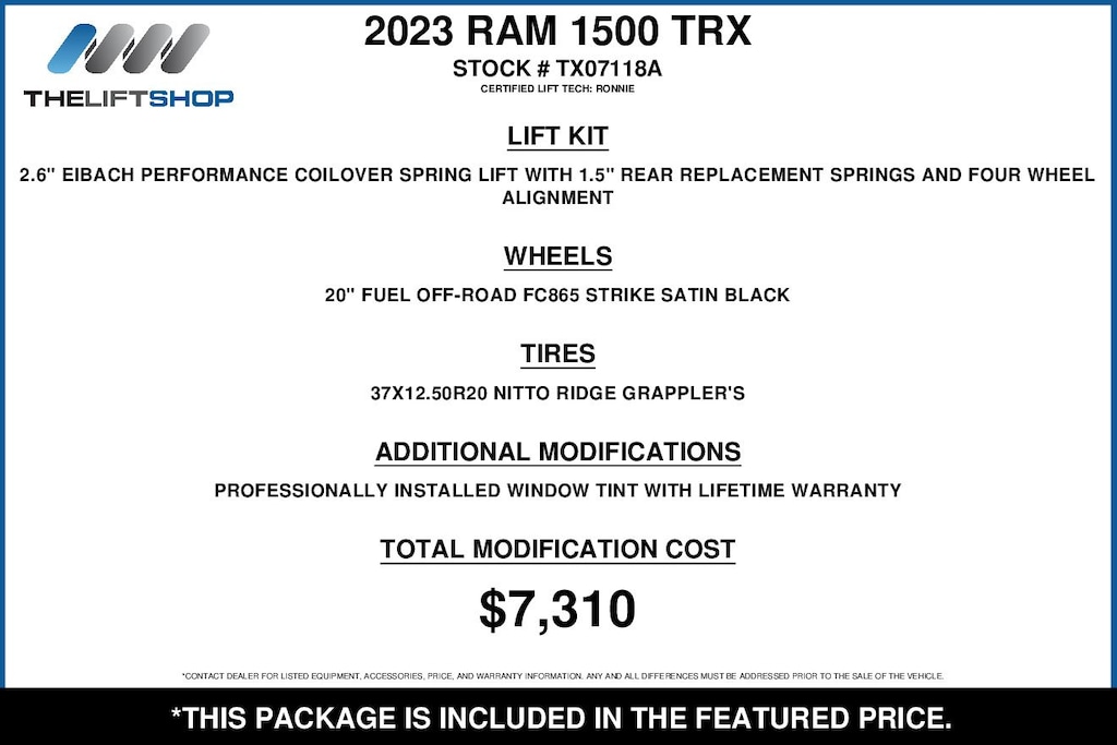 Used 2023 Ram 1500 TRX Truck