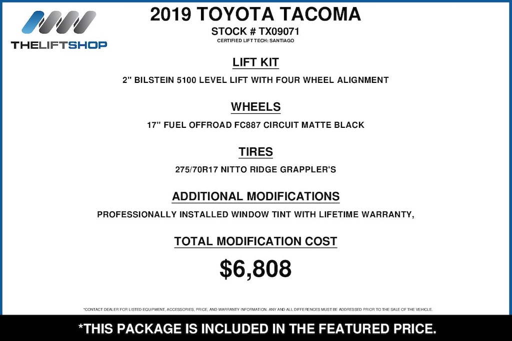 Used 2019 Toyota Tacoma TRD Off-Road Truck