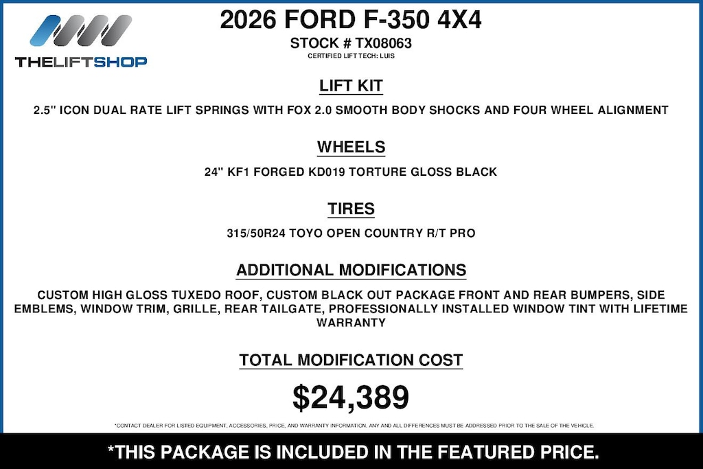 Used 2026 Ford F-350SD XLT Truck