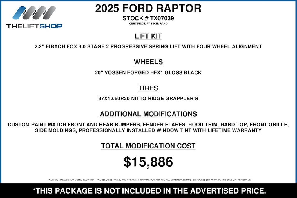 Used 2025 Ford F-150 Raptor Truck