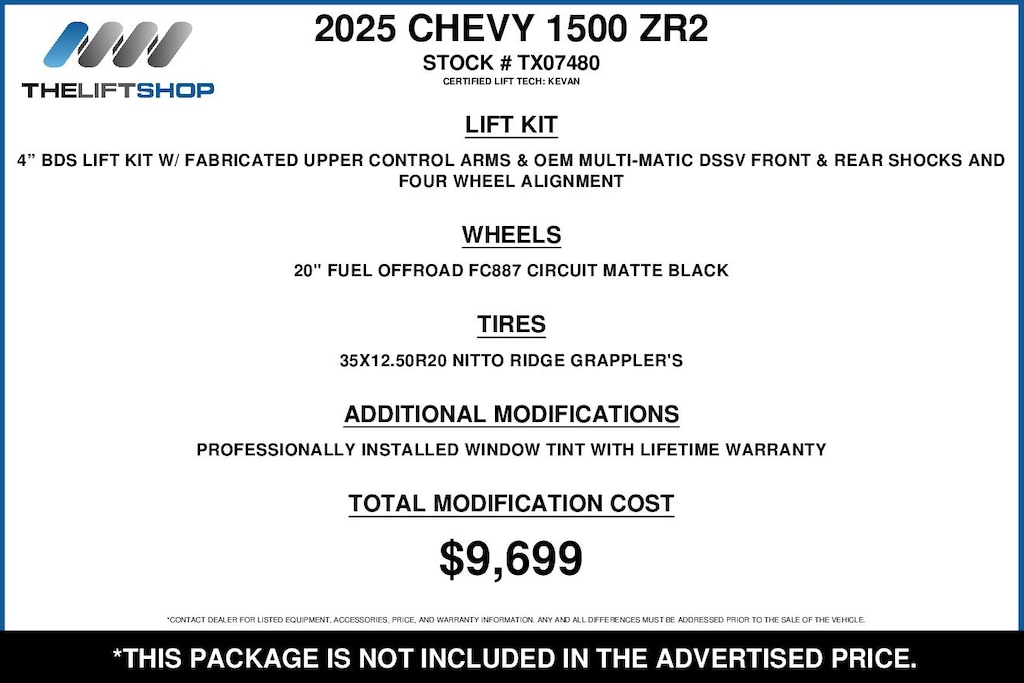 Used 2025 Chevrolet Silverado 1500 ZR2 Truck