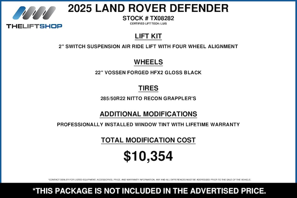 Used 2025 Land Rover Defender 130 X SUV