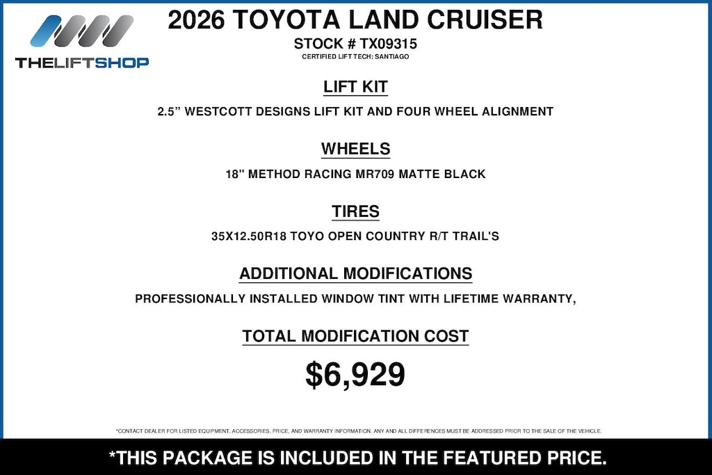Used 2026 Toyota Land Cruiser Base SUV