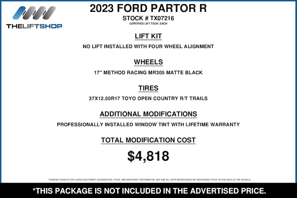 Used 2023 Ford F-150 Raptor R Truck