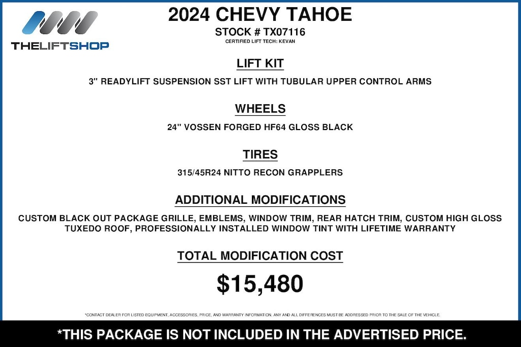 Used 2024 Chevrolet Tahoe RST SUV