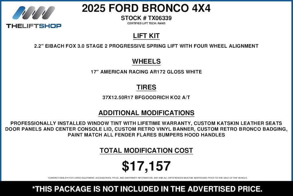 Used 2025 Ford Bronco Heritage Edition SUV