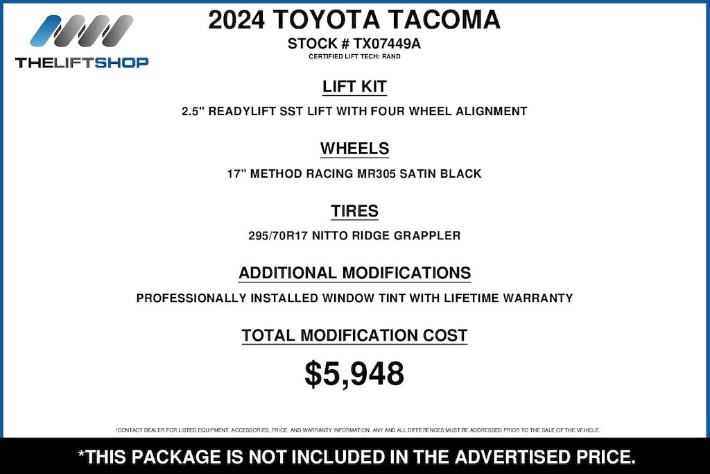 Used 2024 Toyota Tacoma TRD Sport Truck