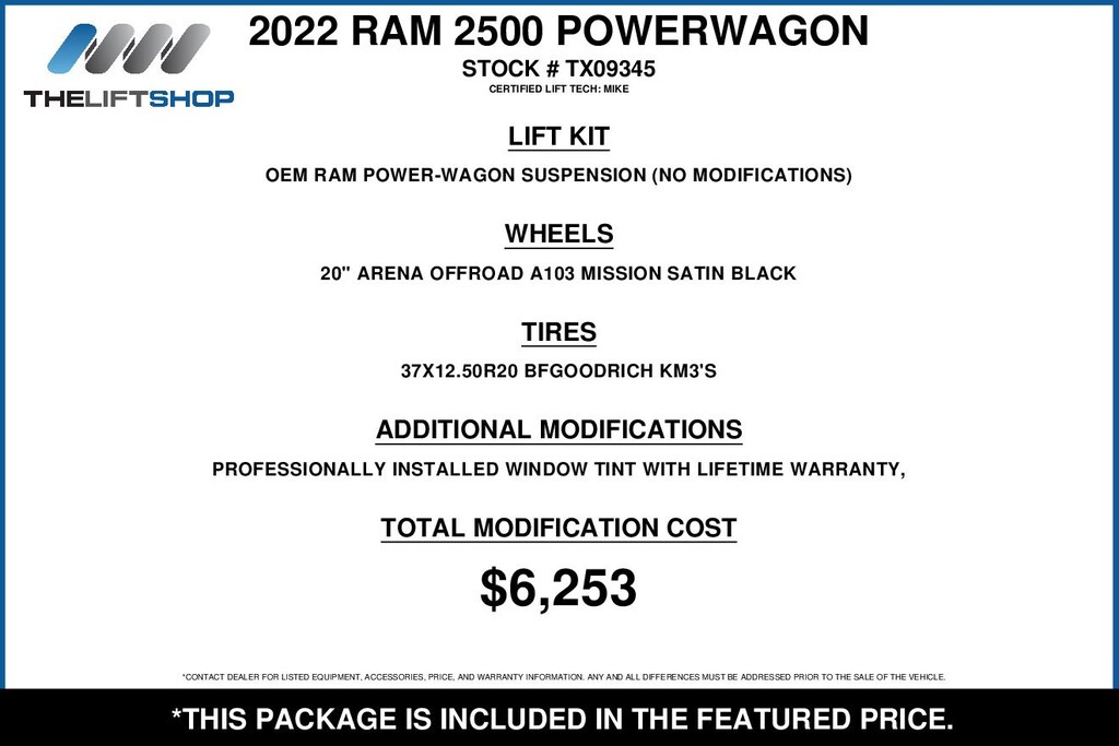 Used 2022 Ram 2500 Power Wagon Truck