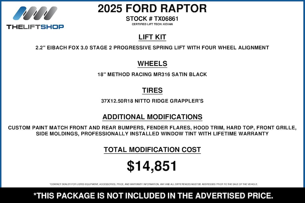 Used 2025 Ford F-150 Raptor Truck