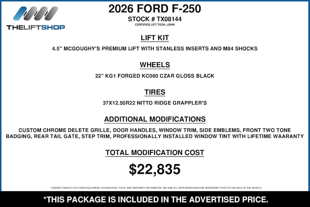 Used 2026 Ford F-250SD Lariat Truck