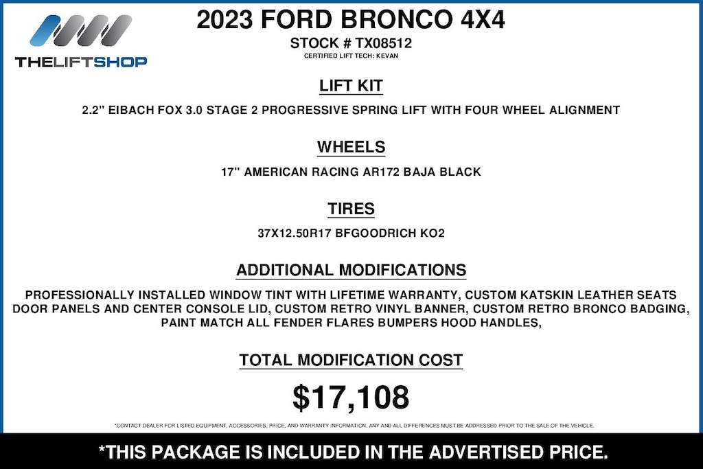 Used 2023 Ford Bronco Heritage Edition SUV