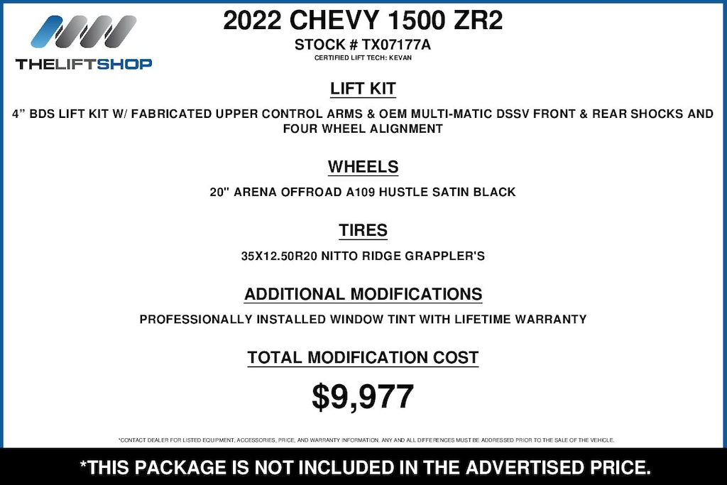 Used 2022 Chevrolet Silverado 1500 ZR2 Truck