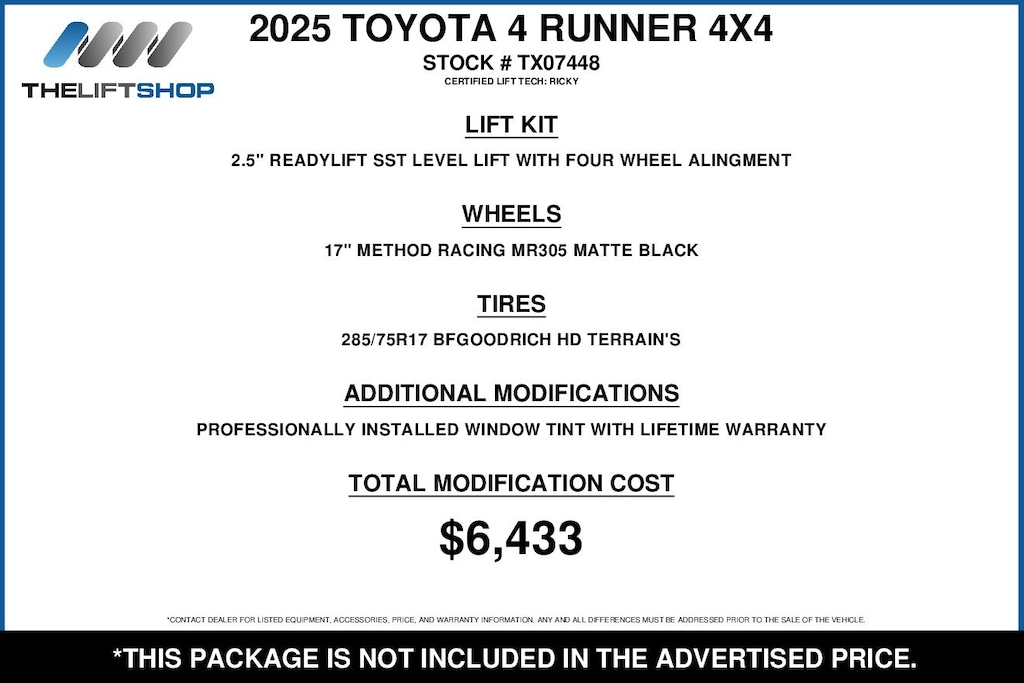 Used 2025 Toyota 4Runner Limited SUV