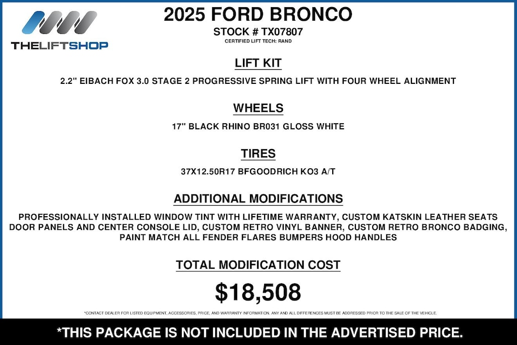 Used 2025 Ford Bronco Heritage Edition SUV