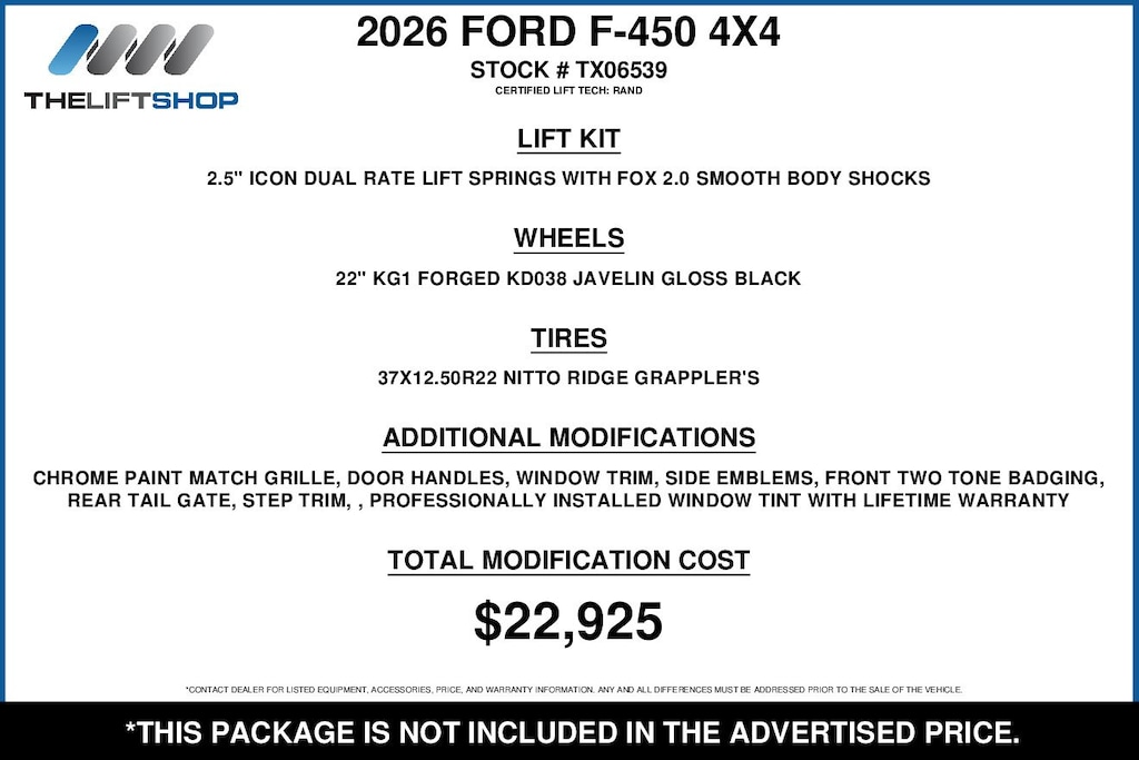 Used 2026 Ford F-450SD Platinum Plus Truck
