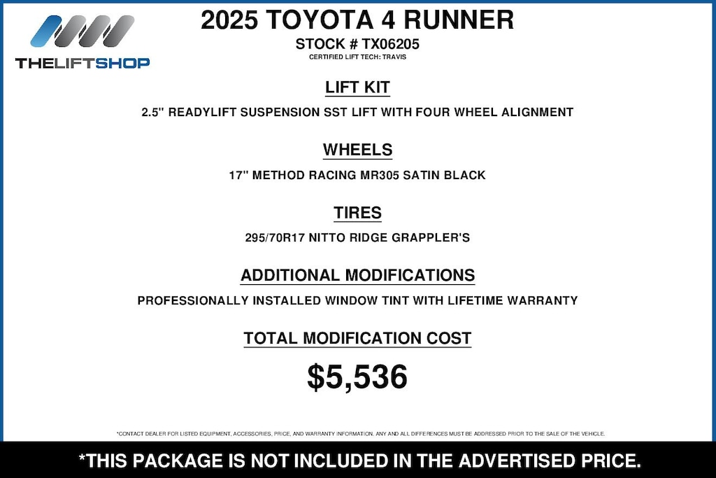 Used 2025 Toyota 4Runner Limited SUV