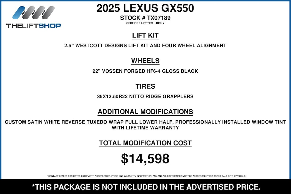 Used 2025 Lexus GX 550 Premium SUV