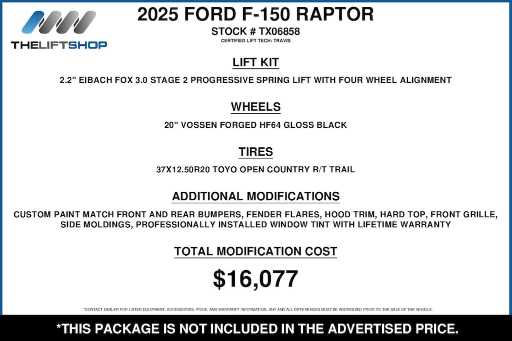 Used 2025 Ford F-150 Raptor Truck