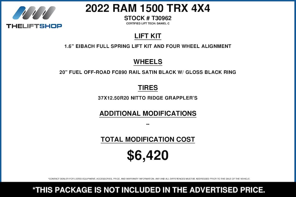 Used 2022 Ram 1500 TRX Truck Crew Cab