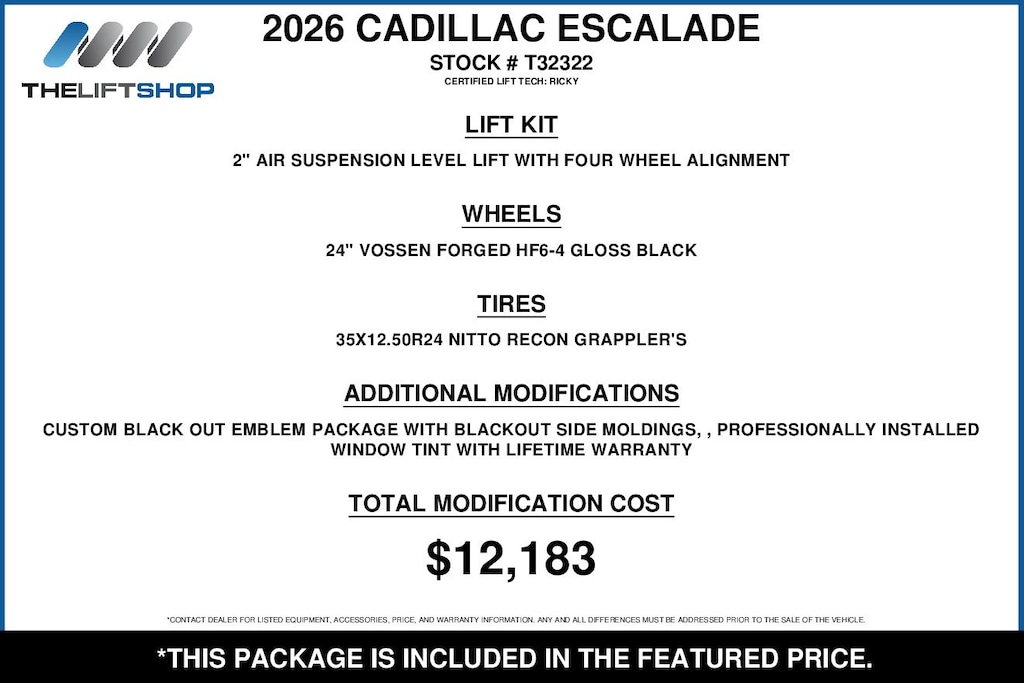 Used 2026 CADILLAC Escalade ESV Platinum Edition SUV