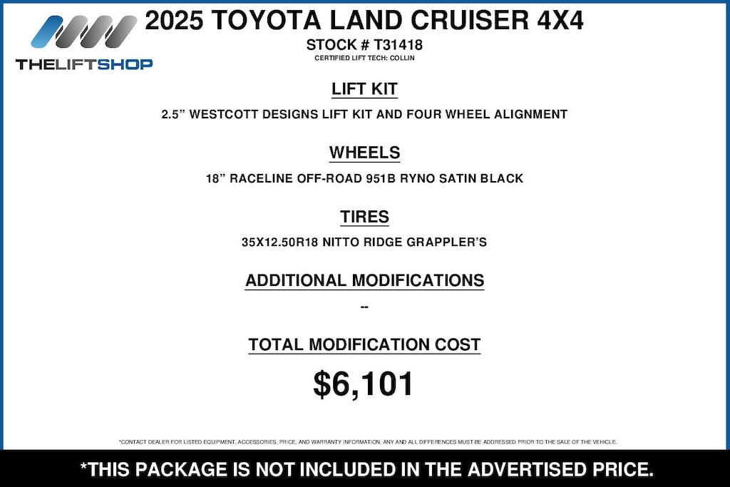 Used 2025 Toyota Land Cruiser Base SUV