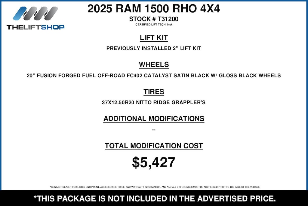 Used 2025 Ram 1500 RHO Truck Crew Cab