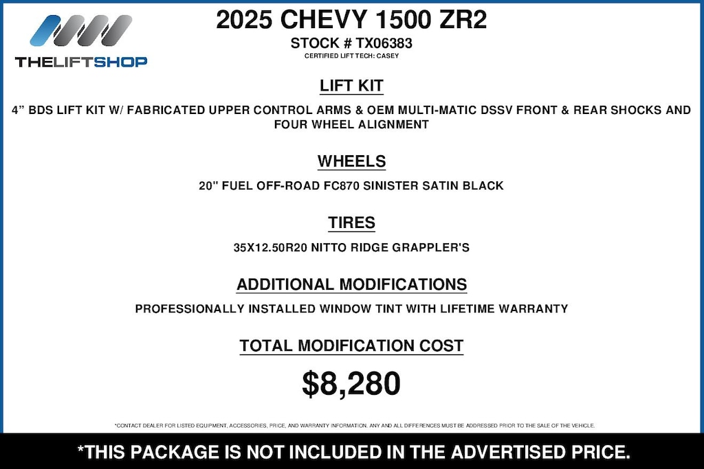 Used 2025 Chevrolet Silverado 1500 ZR2 Truck