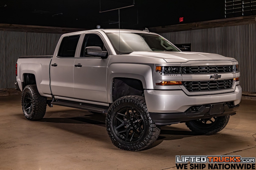 Used 2018 Chevrolet Silverado 1500 Silverado Custom Truck Crew Cab