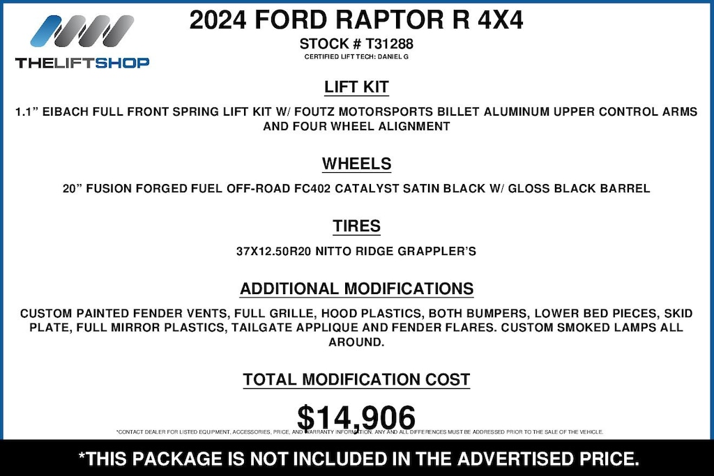 Used 2024 Ford F-150 Raptor Truck SuperCrew Cab