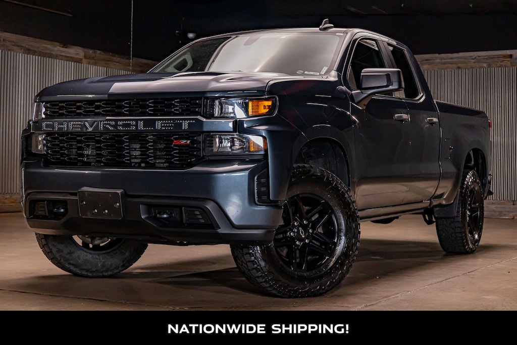 Used 2019 Chevrolet Silverado 1500 Silverado Custom Trail Boss Truck Double Cab