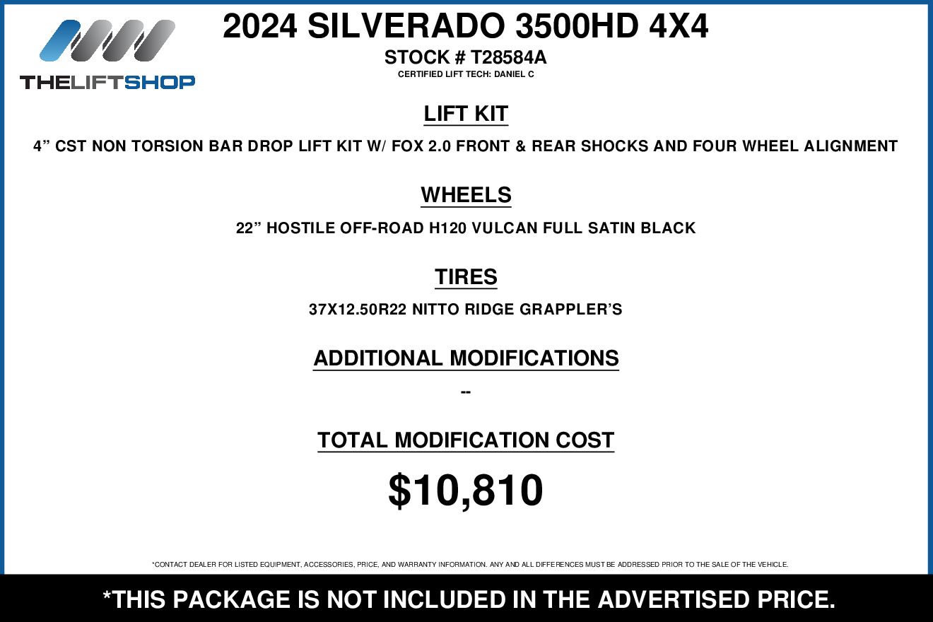 Image 2 of 2024 Chevrolet Silverado 3500 HD LTZ Truck Crew Cab