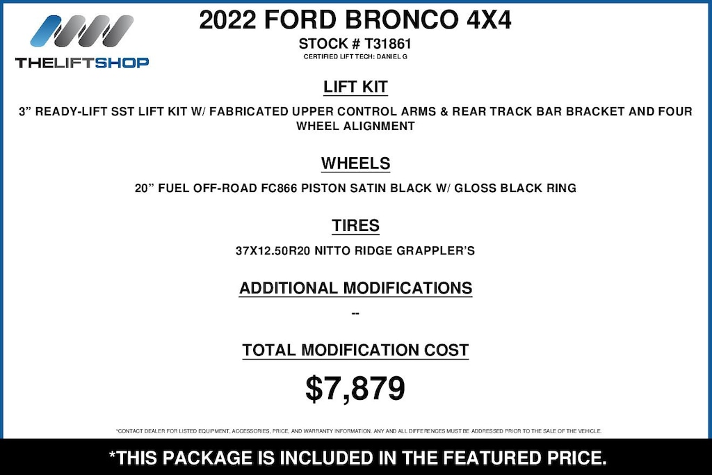 Used 2022 Ford Bronco Outer Banks Advanced SUV