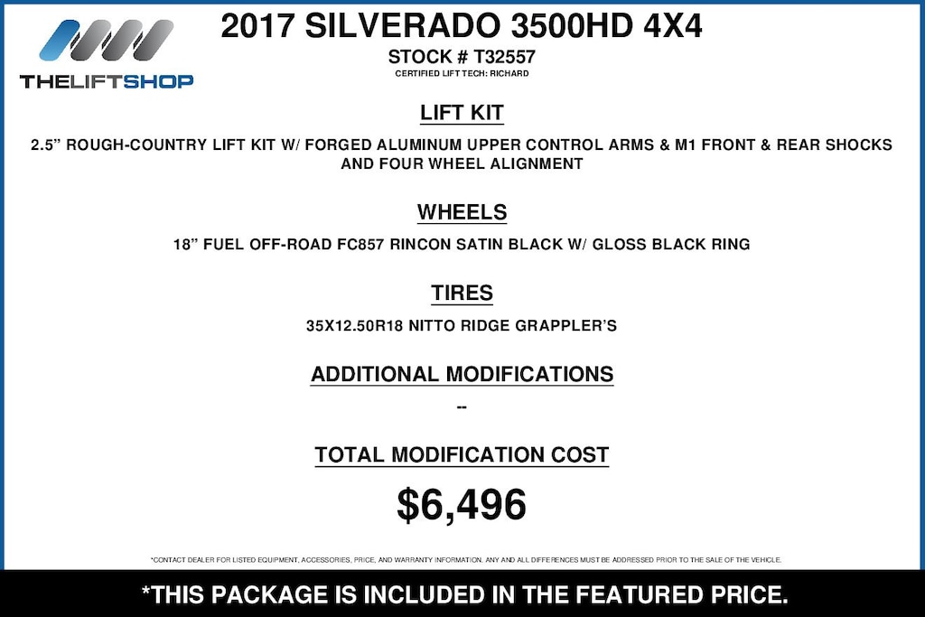 Used 2017 Chevrolet Silverado 3500HD LTZ Truck Crew Cab