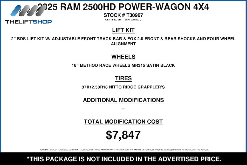 Used 2025 Ram 2500 Tradesman Truck Crew Cab