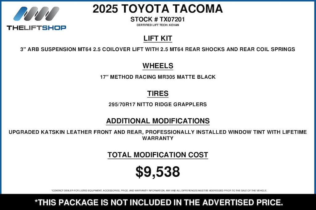 Used 2025 Toyota Tacoma TRD Sport Truck