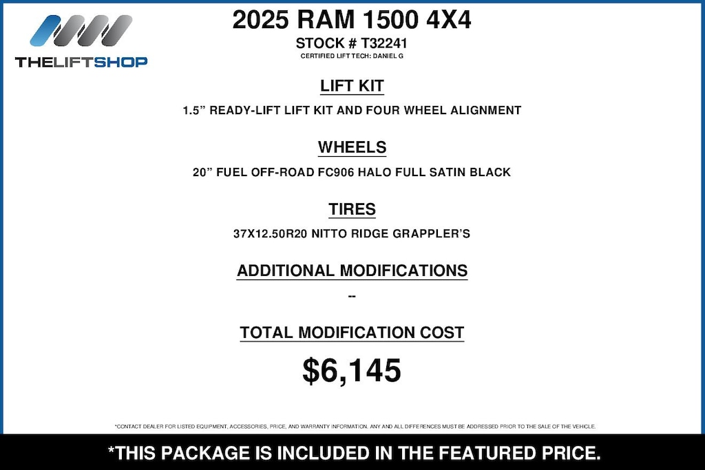 Used 2025 Ram 1500 RHO Truck Crew Cab