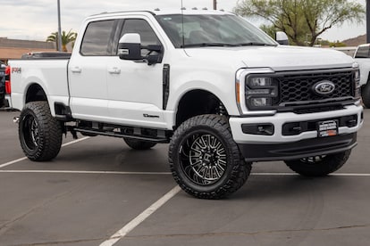 lifted trucks with rims