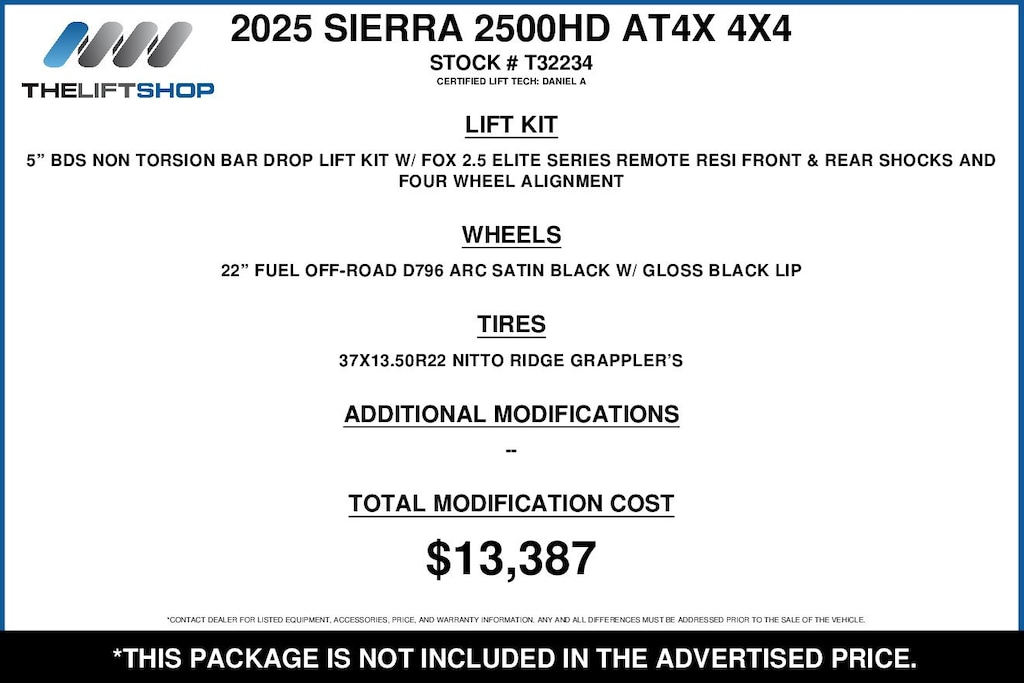 Used 2025 GMC Sierra 2500HD AT4X Truck Crew Cab