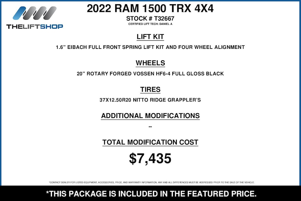 Used 2022 Ram 1500 TRX Truck Crew Cab