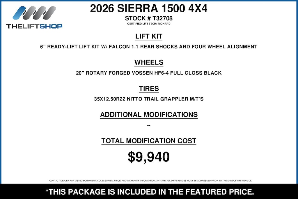 Used 2026 GMC Sierra 1500 Elevation Truck