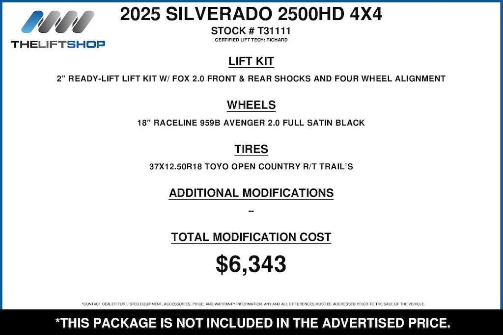 Used 2025 Chevrolet Silverado 2500HD LT Truck