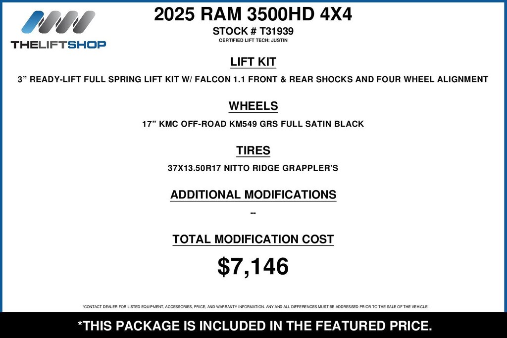 Used 2025 Ram 3500 Big Horn Truck Crew Cab