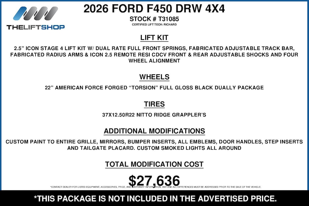 Used 2026 Ford F-450SD Platinum Plus Truck Crew Cab