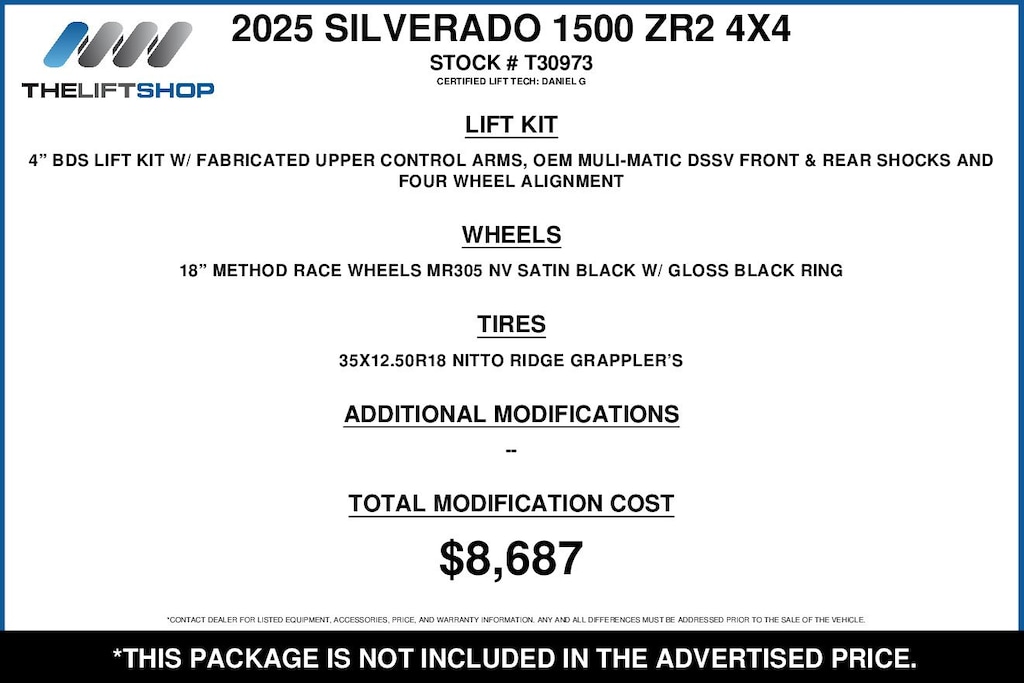 Used 2025 Chevrolet Silverado 1500 ZR2 Truck Crew Cab